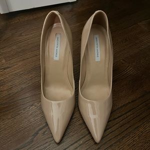 Saks fifth ave nude pumps